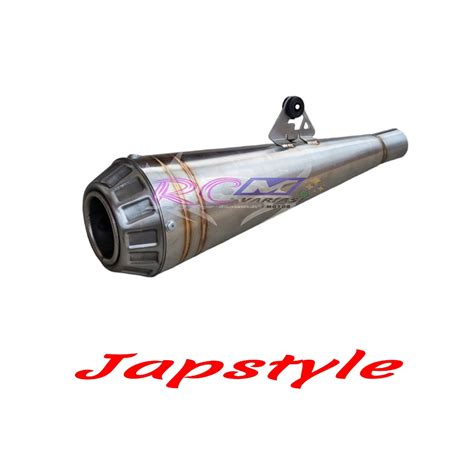 Jual Knalpot Slencer Bas Padat Japstyle Bratstyle Motor Custom W175