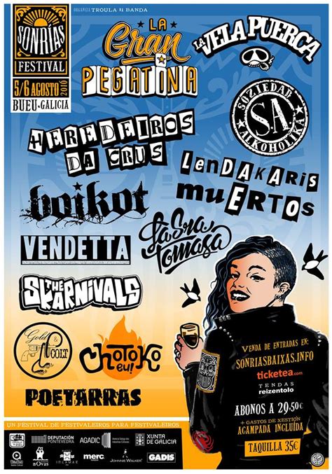 Cartel completo del SonRías Baixas 2016 festis