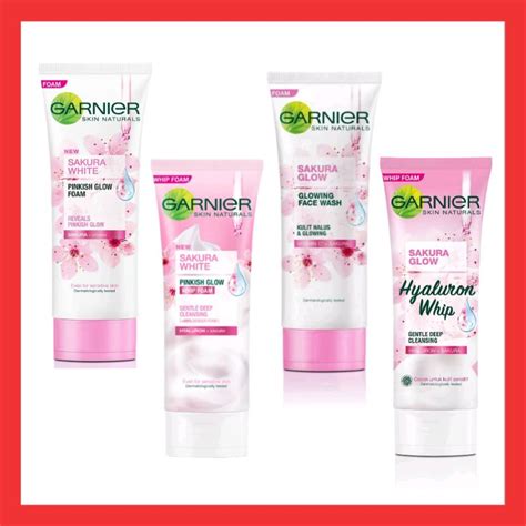 Jual Garnier Sakura White Pinkish Glow Whip Foam Pinkish Glow Foam