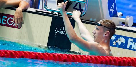 Silber Florian Wellbrock Schwimmt Mit Deutschem Rekord Zur Wm Medaille