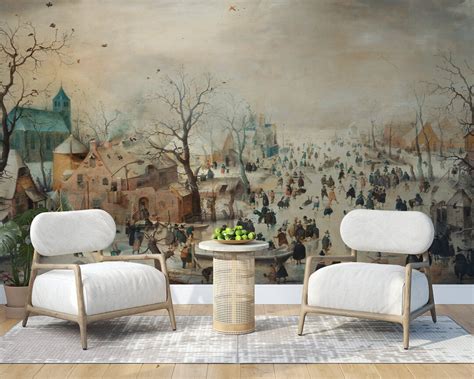 Vintage Art Wallpaper Art Wallpaper Wall Mural Removable Wallpaper Peel ...