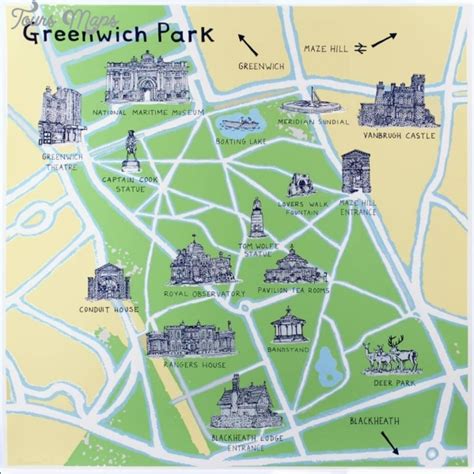 Map Of Greenwich England