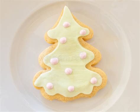 Christmas Tree Shaped Cookies Stock Image Image Of Brown Tree 68145447