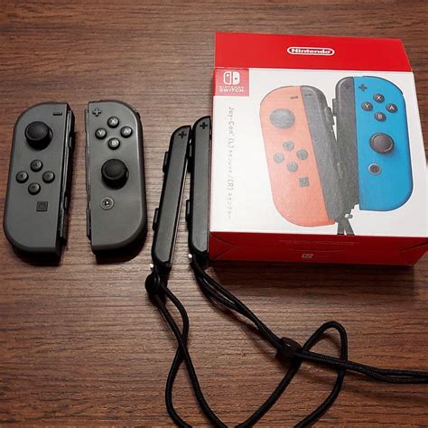 しました ヤフオク Nintendo Switch 本体 Joy Con L R ジャンク しました