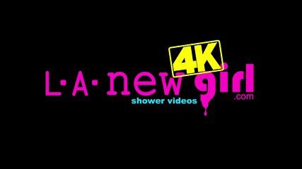 Hot Girl Caresses With Foam Sexy Body In 4K Shower