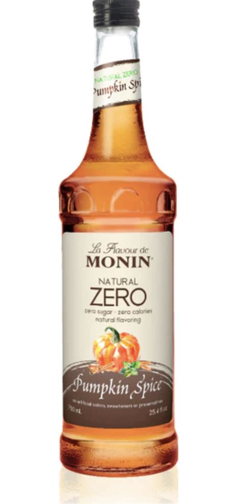 Sirop Citrouille Pic E Z Ro Calorie Monin Ml Les Passions De Manon