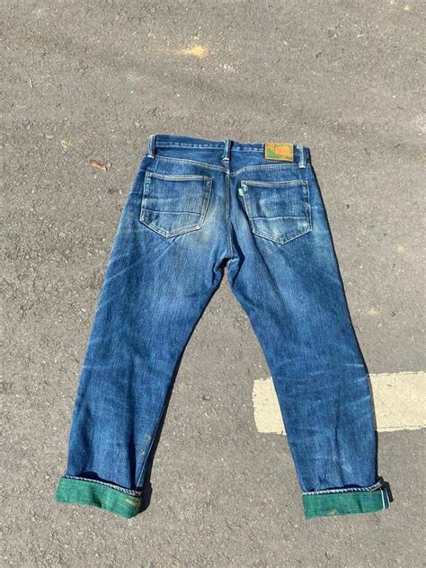 Sauce Zhan Forest Green Selvedge Denim on Carousell