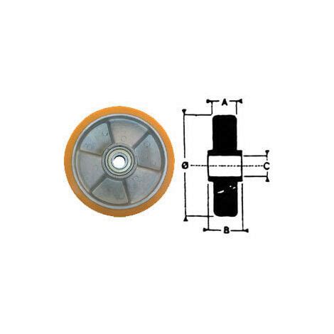 RUOTA SCIOLTA RIVESTIMENTO IN POLIURETANO 100