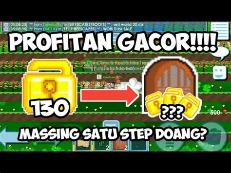 TIPS EASY PROFIT MODAL 1DL AN GROWTOPIA INDONESIA YouTube