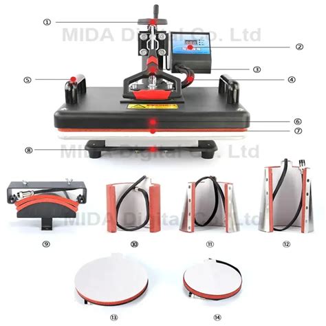 Sublimation Machine 8 In 1 Combo Heat Transfer Afrimart Online