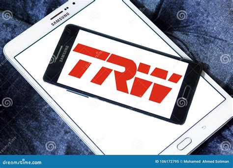 TRW Automotive logo editorial image. Image of logotype - 106172795