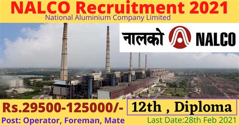 NALCO Recruitment 2021 - 32 Mining Mate, Foreman and Hemm Operator