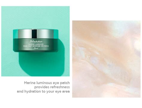 JMSOLUTION MARINE LUMINOUS PEARL DEEP MOISTURE EYE PATCH Pearl 90g