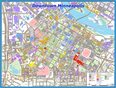 Minneapolis Map - TravelsFinders.Com