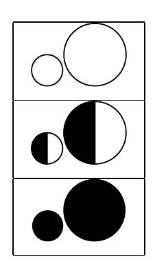 Correct Way Of Drawing Empty Half Filled And Fully Filled Circles