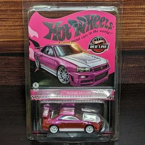 Hot Wheels 2023 Rlc Nissan Skyline Gt R R34 Bnr34 Pink Vorverkauf