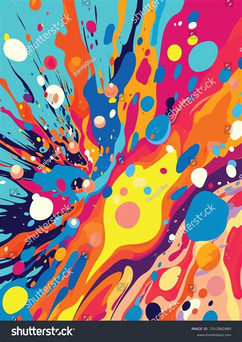 Everyday Marvels Pop Art Movement Painting Stock Vector Royalty Free