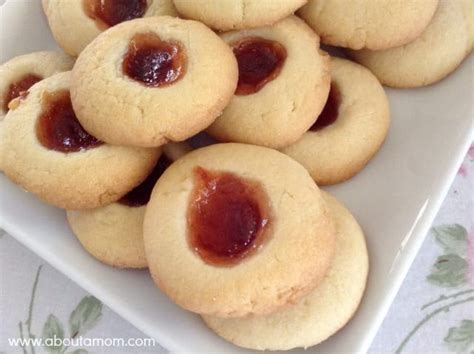 Jam Filled Butter Cookies - About a Mom