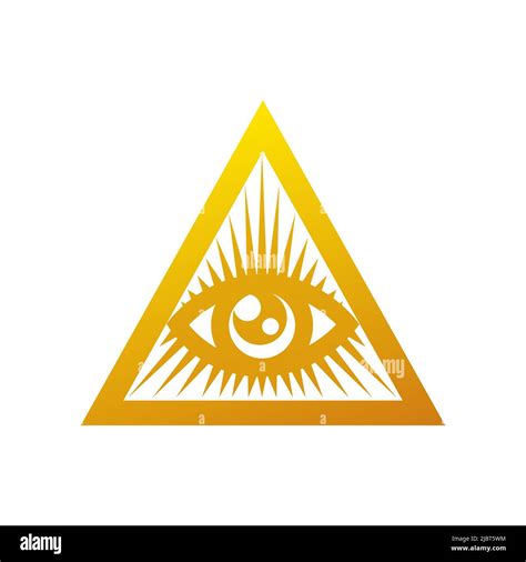 All Seeing Eye Pyramid And All Seeing Eye Freemasonry Masonic Symbol