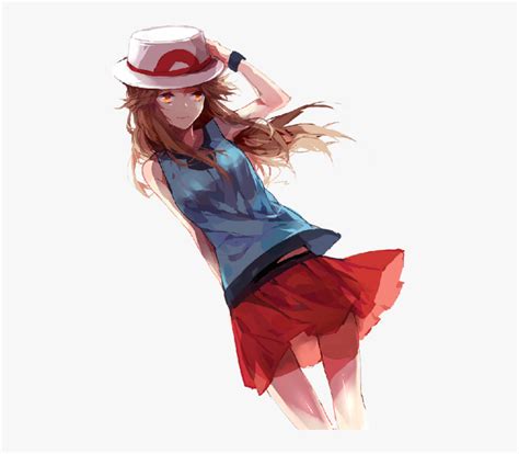 Pokemon Trainer Red Png Trainer Leaf Pokemon Trainer Leaf Fan Art