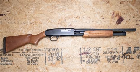 Mossberg 500a 12 Gauge Police Trade In Shotgun With Wood Stock Sportsman S Outdoor Superstore