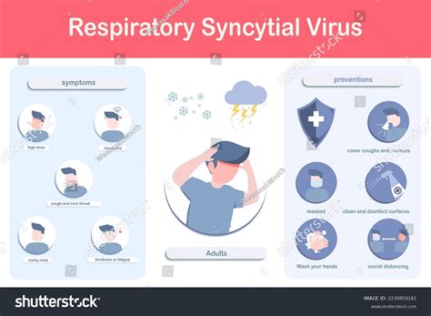 Infographic Symptoms Respiratory Virus Rsv Symptoms Stock Vector ...