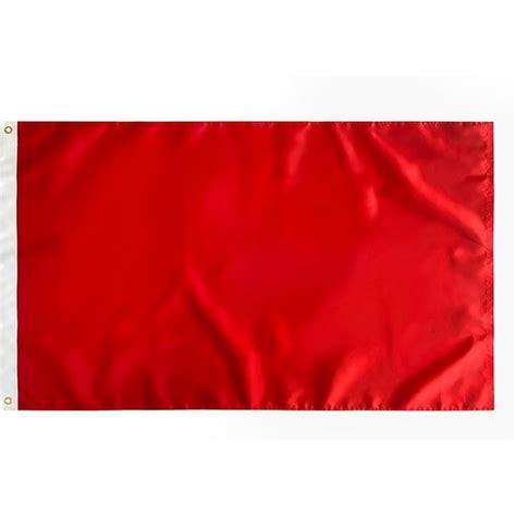 Solid Red Flag Blank Flags 3x5 Ft Create Your Own Solid Red Flag DIY ...