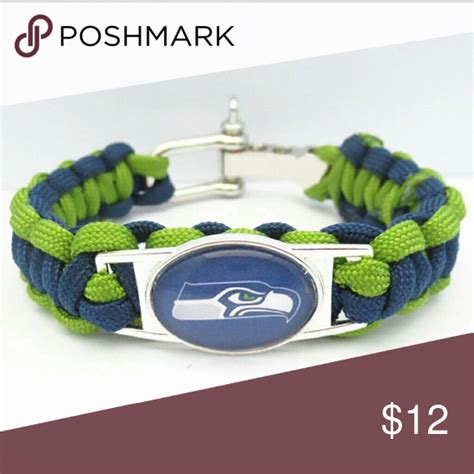 Nwt Seattle Seahawks Paracord Bracelet Item TypeParacord Bracelets