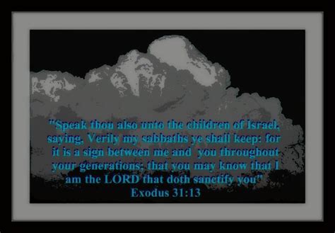 Exodus 31 13 Bible Art