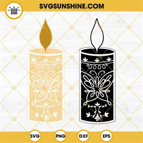 ENCANTO Candle SVG Bundle, Encanto Candle SVG PNG DXF EPS Clipart Layered