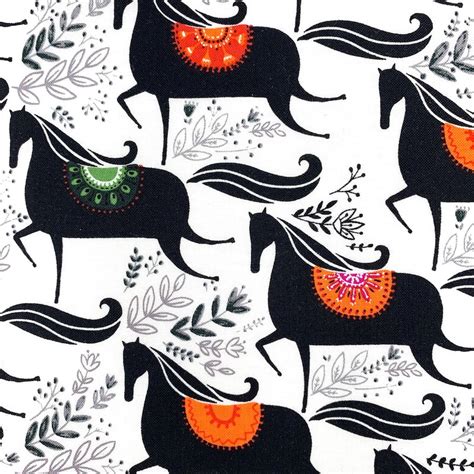 Horse Print Fabric Etsy Canada