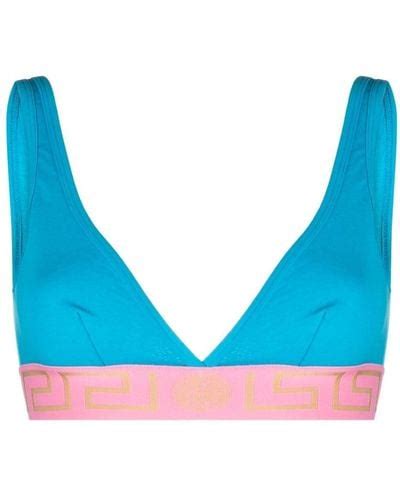 Blue Versace Lingerie For Women Lyst
