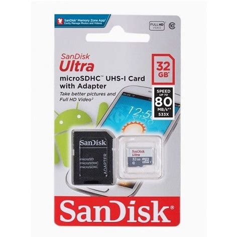 Cartao Micro Sd Gb Classe Mb S Ultra Sandisk