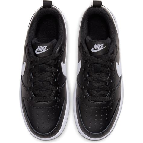 Nike Court Borough Low Gs Noire Blanc Sportpalais