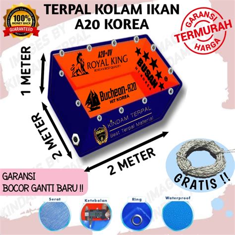 Jual Terpal Kolam Ikan X X A Korea Kolam Terpal Ikan Lele Nila