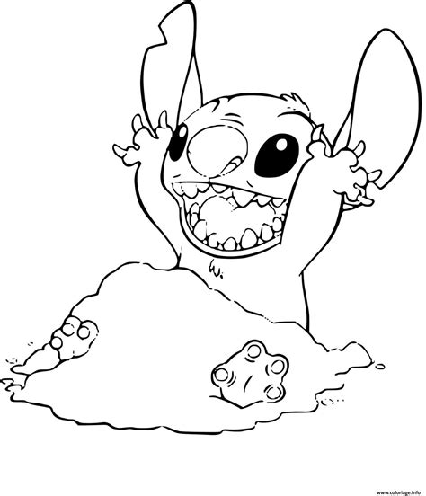 Coloriage Disney Stitch Dessin Disney Bebe Imprimer