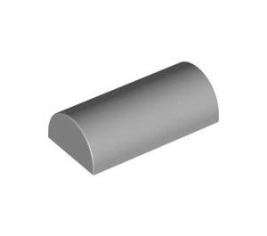 LEGO Medium Stone Gray Slope 2 X 4 Curved With Groove 6192 30337