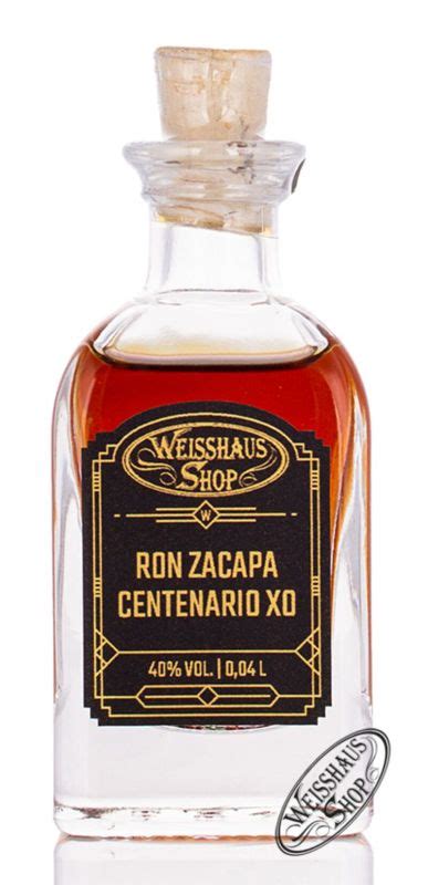 Ron Zacapa Centenario Xo Rum Vol L Weisshaus Sample