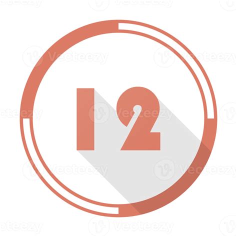 Bullet With Number 12 19786661 Png