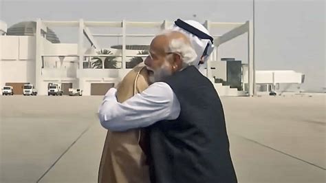 Pm Modi Arrives In Abu Dhabi Says Looking Forward To Talks With Uae President To Bolster