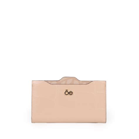 Cartera Grande Flap Tarjetero Removible Color Nude Cloe Factory Store