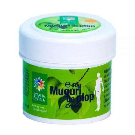 Crema Muguri De Plop 40 G Steaua Divina Farmacia Tei Online