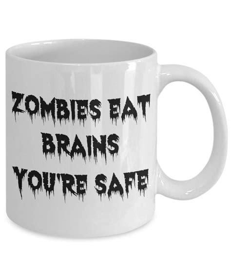 Zombie Mug Funny Zombie Ts Zombie Coffee Mugs Zombies Etsy