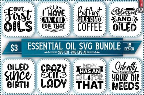 Essential Oil SVG Bundle Graphic By Sublimation Artist Creative Fabrica