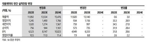 대웅제약 나보타 연간 1000억원 매출 실현목표주가 상향 Sk 네이트 뉴스