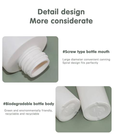 PMU Biodegradable Lotion Bottles 100ml With PP PCR Pump