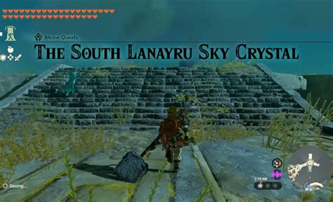 Zelda Tears Of The Kingdom South Lanayru Sky Crystal Shrine Quest Guida