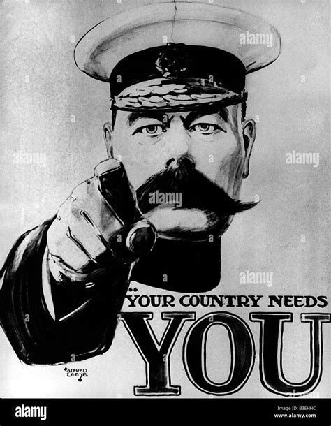 events, First World War / WWI, propaganda, advertisement of the British ...