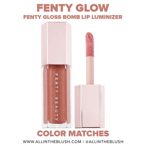 Fenty Beauty Fenty Glow Gloss Bomb Dupes - All In The Blush