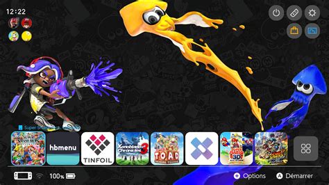 Splatoon Round Menu Home Menu Themes Themezer